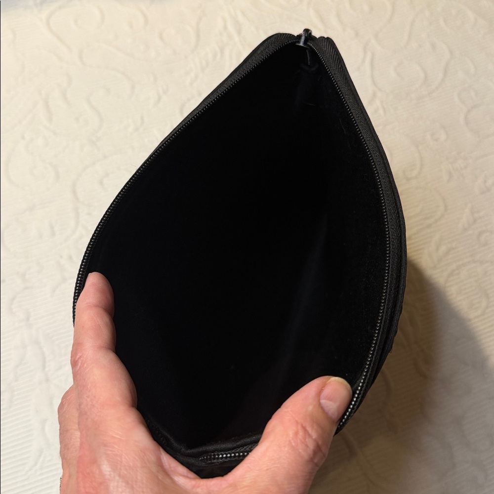 Marc By Marc Jacobs Black Embossed Floral Pouch/Clutch - Picture 4 of 7